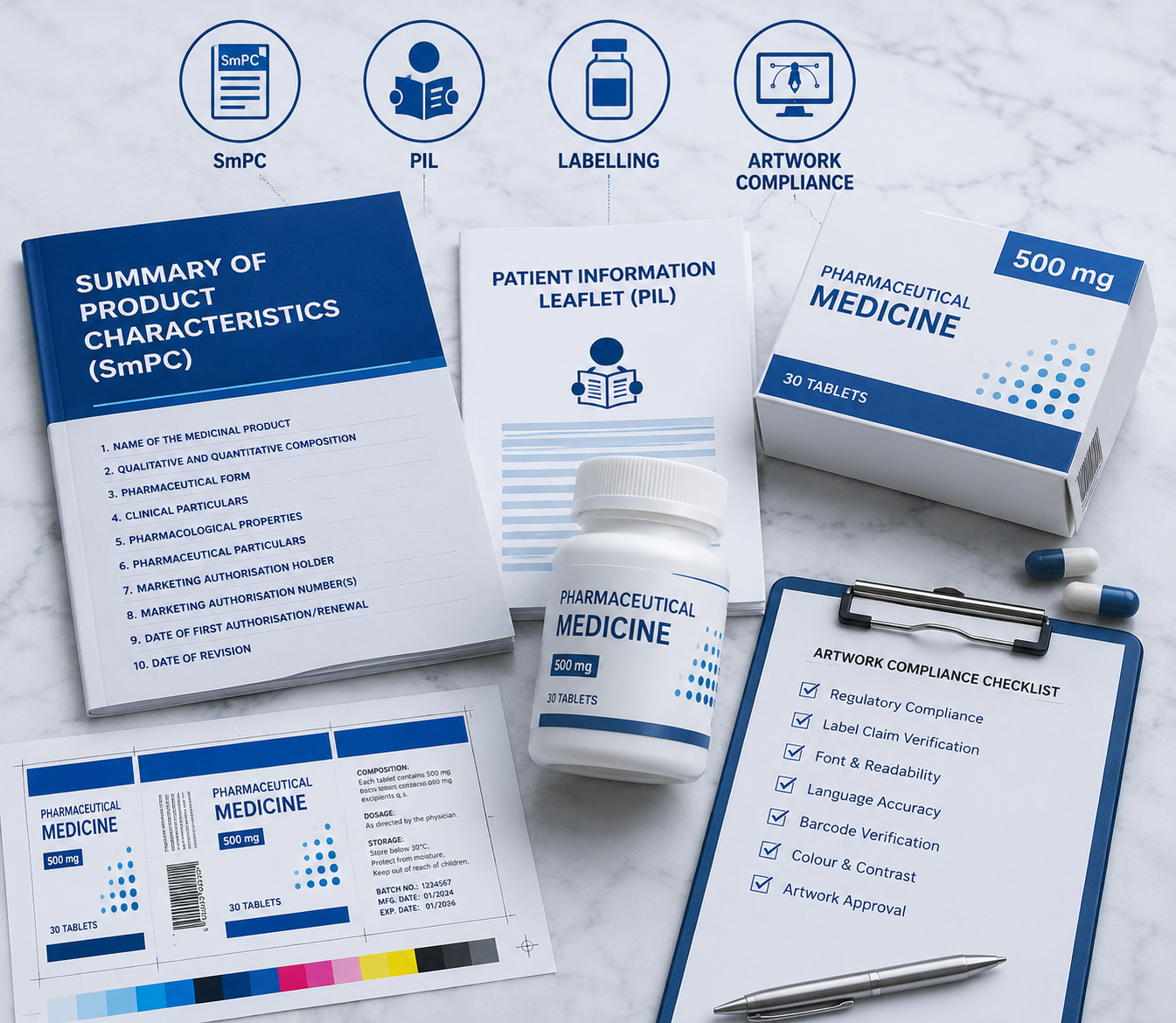 SmPC, PIL and Labelling and Artwork Compliance